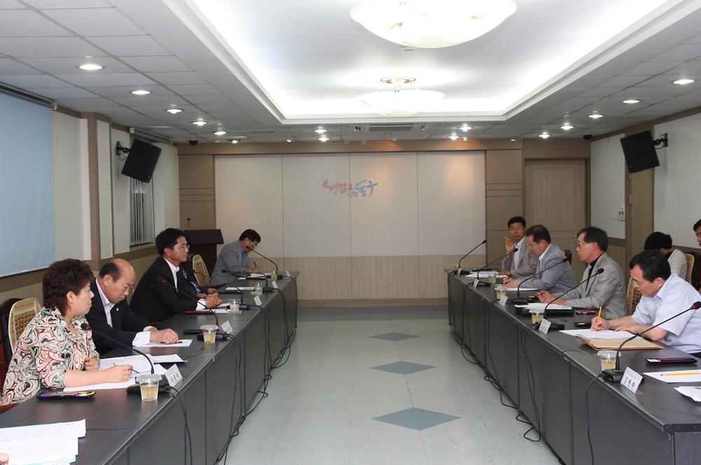 박문여중·고 송도이전에 따른 관계기관 간담회 사진