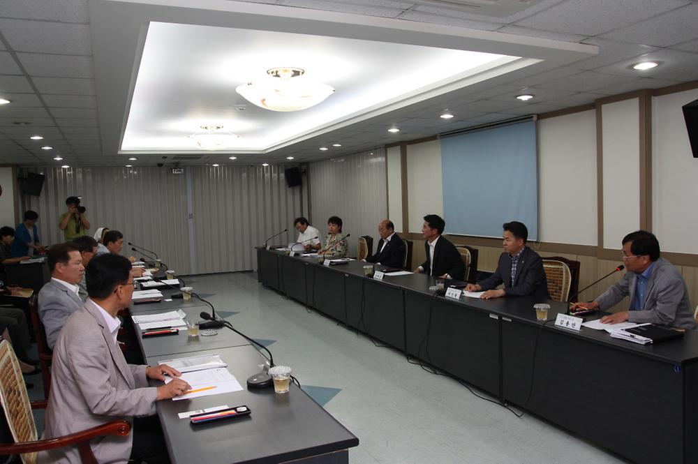 박문여중·고 송도이전에 따른 관계기관 간담회 사진