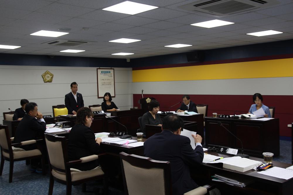 제180회 동구의회 임시회 제1차 행정사무조사특별위원회 사진