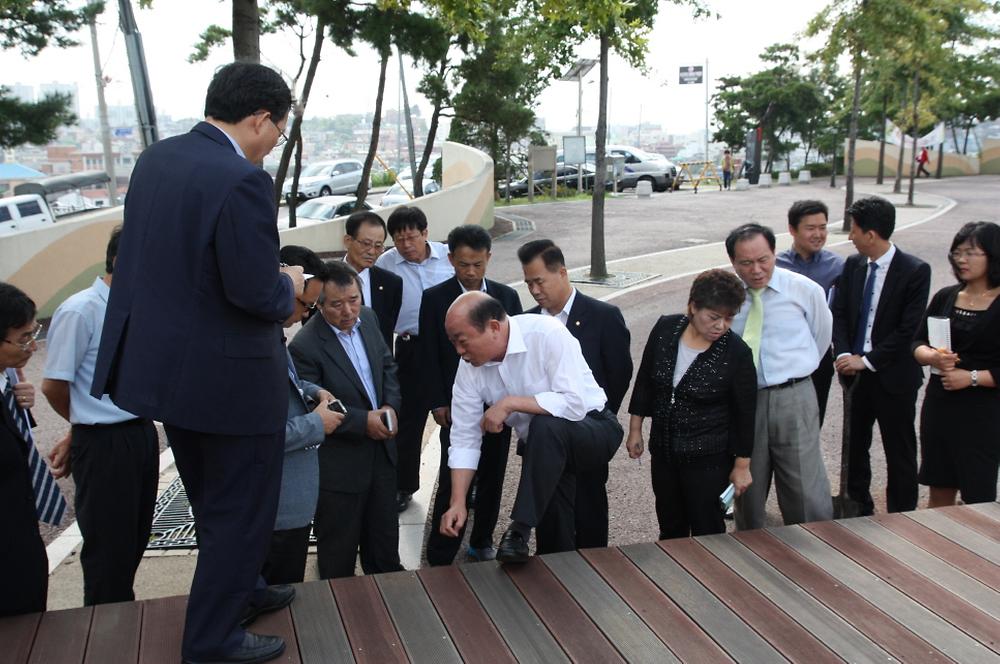 제180회 동구의회 임시회 제1차 행정사무조사특별위원회 현장조사 사진