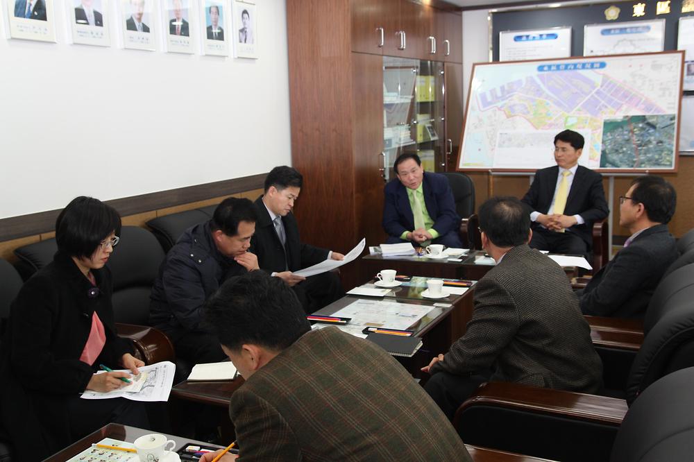 제2외곽순환고속도로 시행사와의 간담회 사진