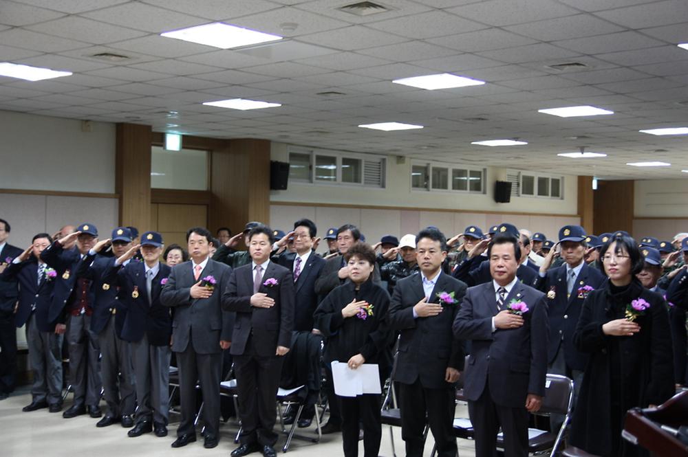 2013년도 6.25참전유공자회 정기총회 및 호국안보결의대회 참석 사진