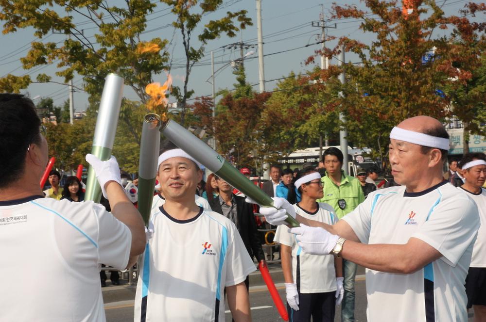 동구의회『제94회 전국체육대회 성화봉송』 참가 사진