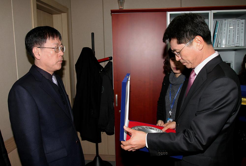 30년 '봉사상' 수상 사진