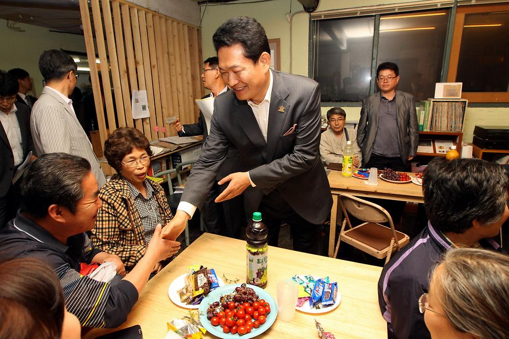 송영길시장 배다리 역사문화마을 방문 사진