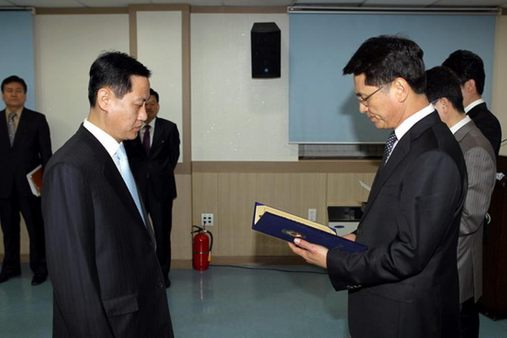 모범.친절공무원 표창장 수여식 및 노인일자리사업 발대식 사진