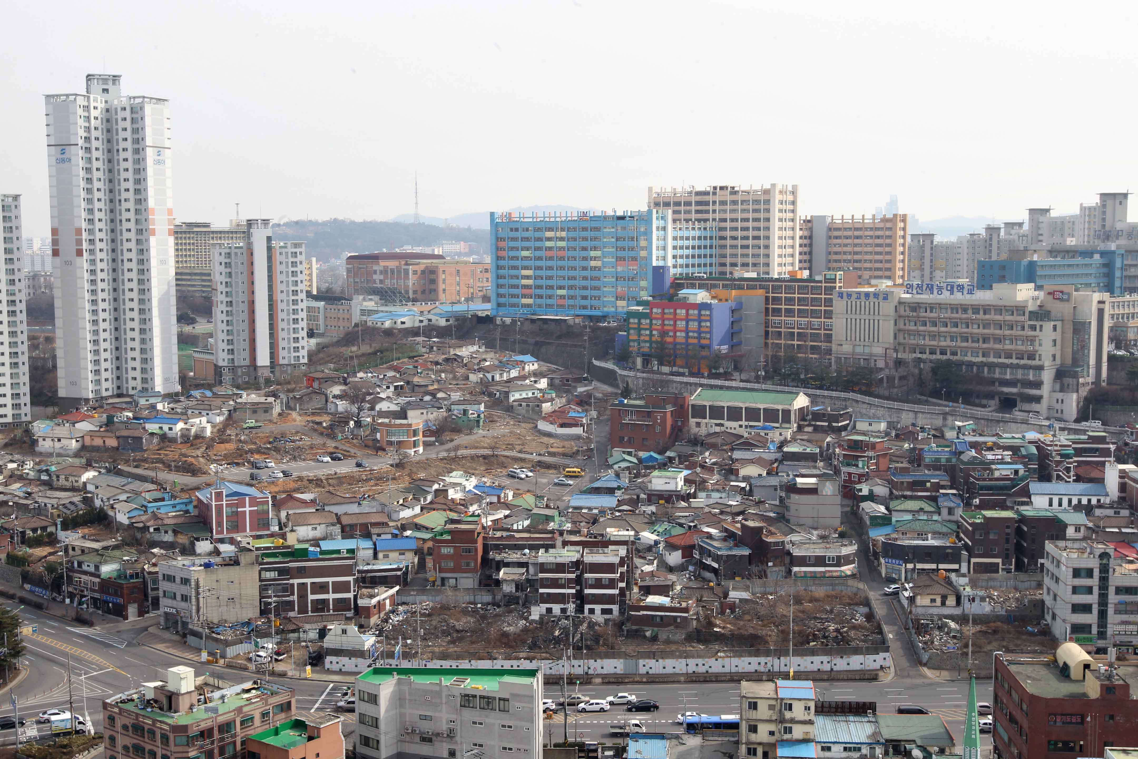 20160315_송림3지구_대헌지구_전경_스케치_LH_및_두산_재개발구역_동구전경3.jpg 이미지