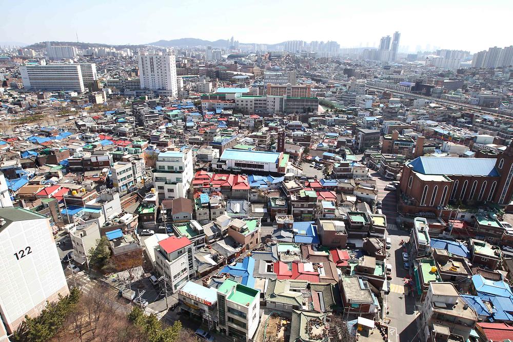 동구 전경(송림초교 주변구역) 사진