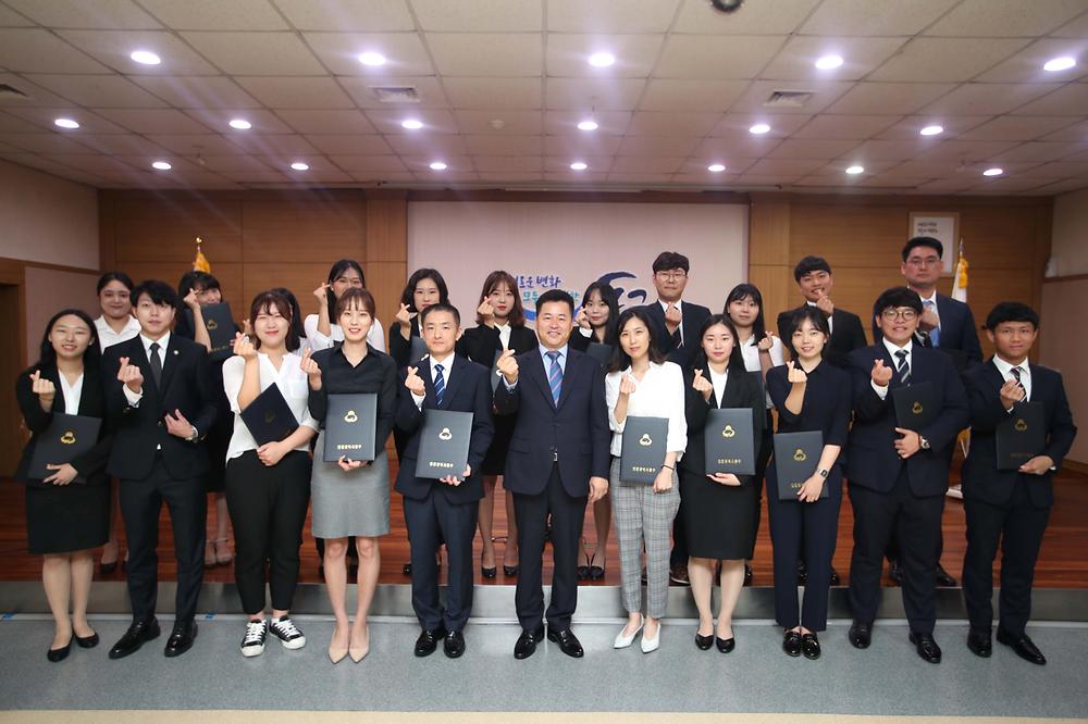 임용장 수여식 및 신규공무원 간담회 사진