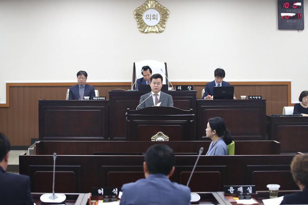20180919 동구의회 구정질문 답변 사진