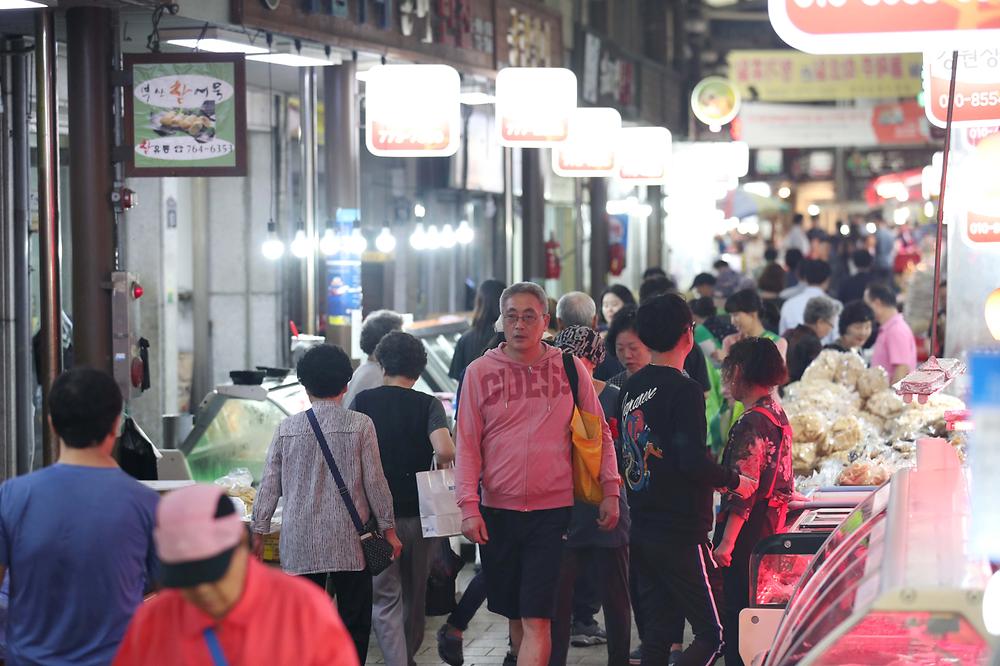 전통시장 장보기 행사 사진