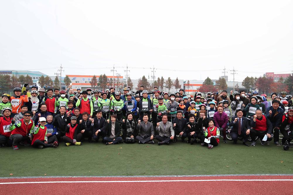 제1회 동구청장배 외발자전거대회 사진