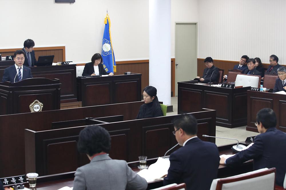 제231회 동구의회 제2차 정례회 구정질문에 관한 답변 사진