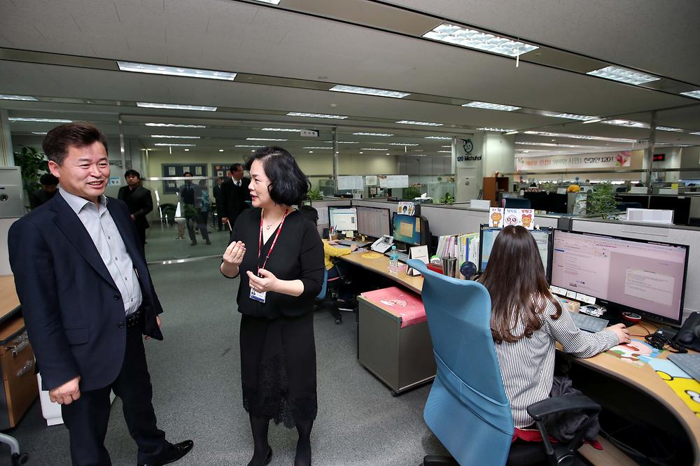 120미추홀콜센터 격려 방문 사진
