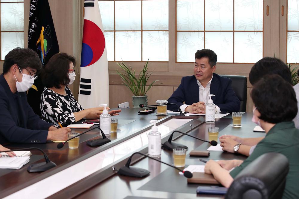 도서관 중장기 종합발전계획 연구용역 인터뷰 사진