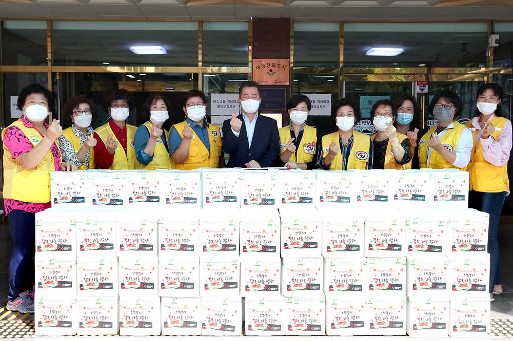 대한적십자사 동구지구협의회 추석맞이 김치 나눔 행사 사진