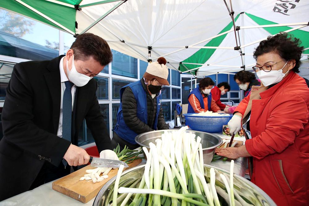 송림3·5동 바르게살기위원회 반찬 나눔 사진
