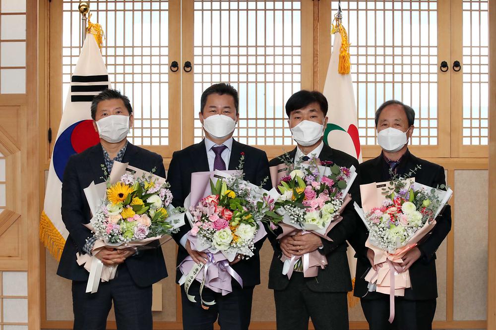 2020년 하반기 공무원 퇴임식 사진