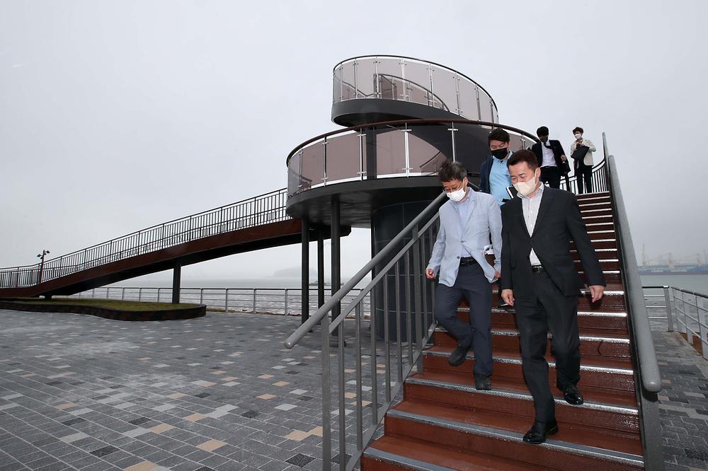 만석화수해안산책로 및 화수정원마을 현장방문 사진
