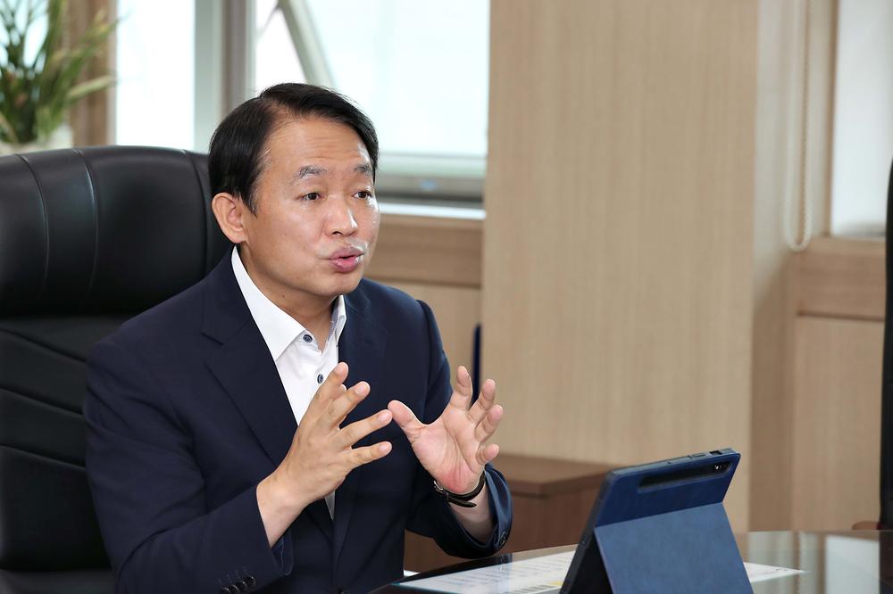 김찬진 동구청장 인터뷰 사진
