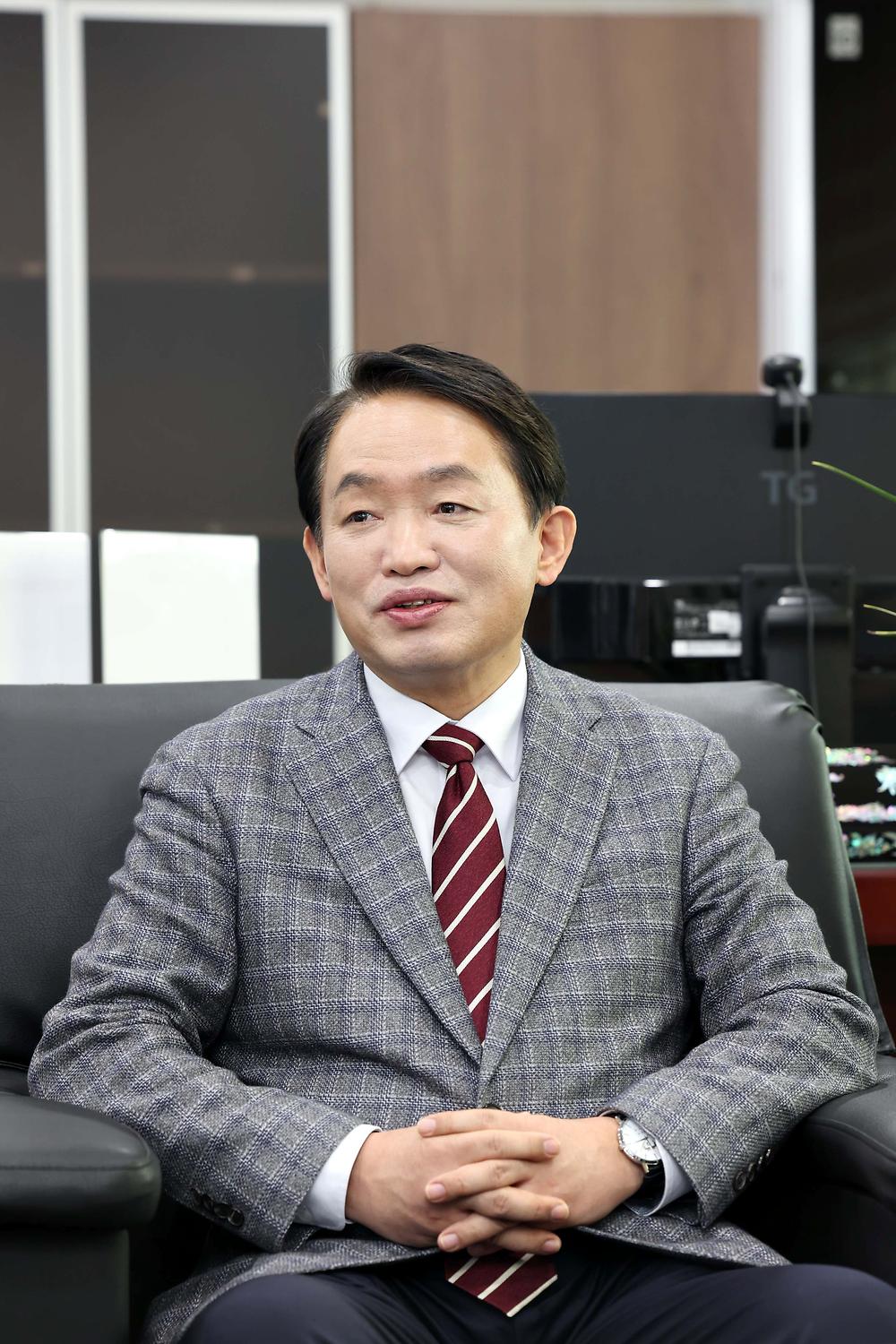 김찬진 동구청장 인터뷰 사진