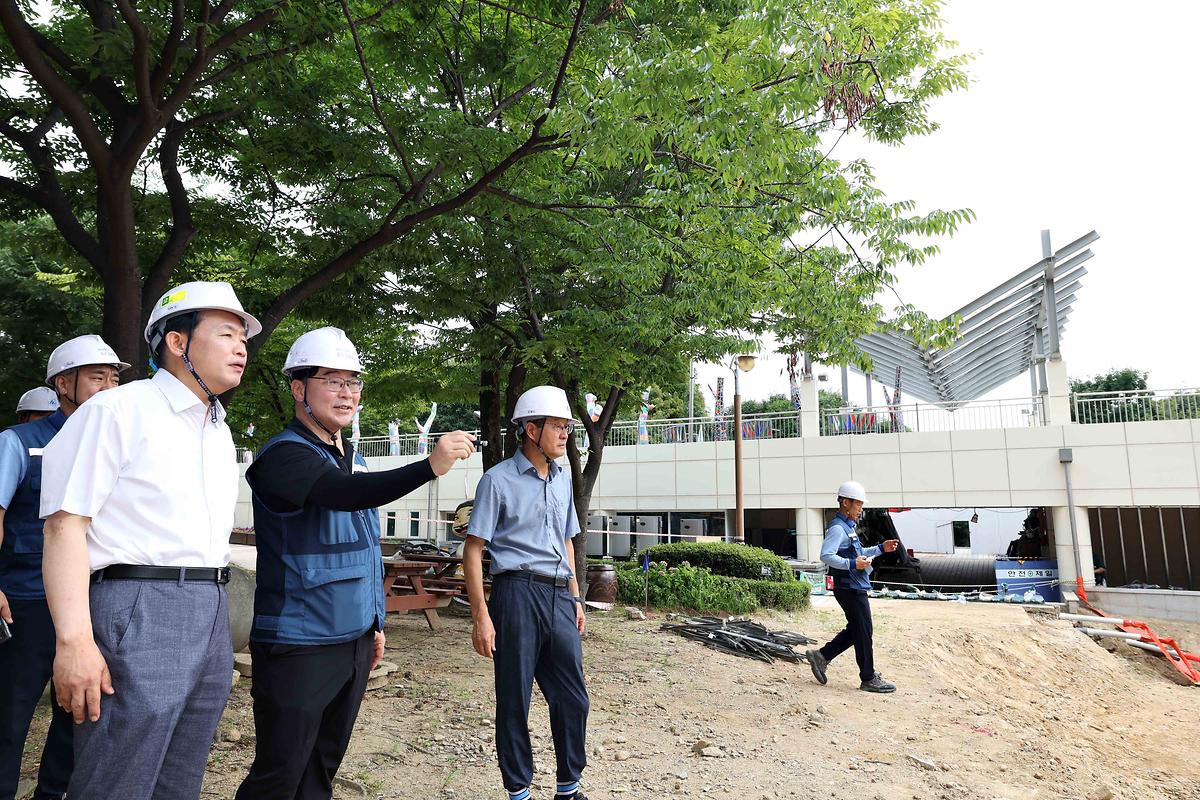 수도국산달동네박물관 증축 현장 방문 사진