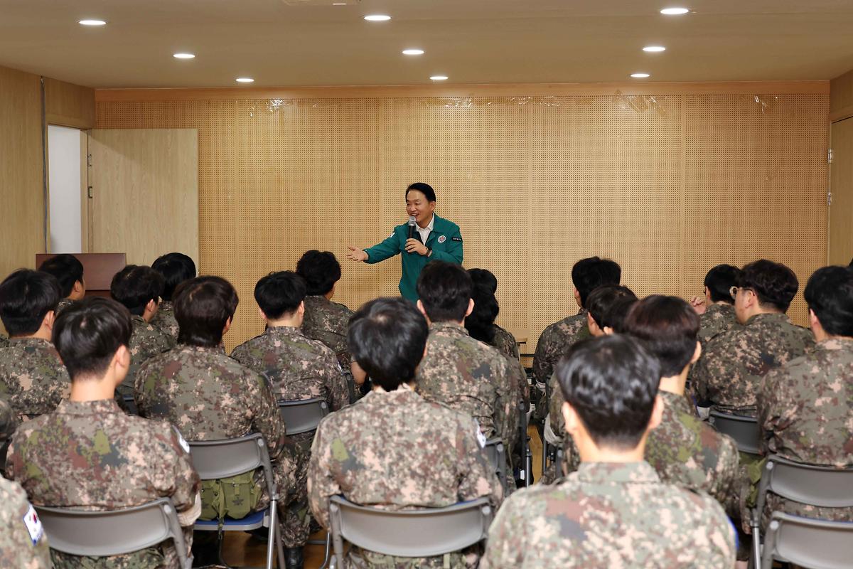 만석동 향방작계훈련 사진