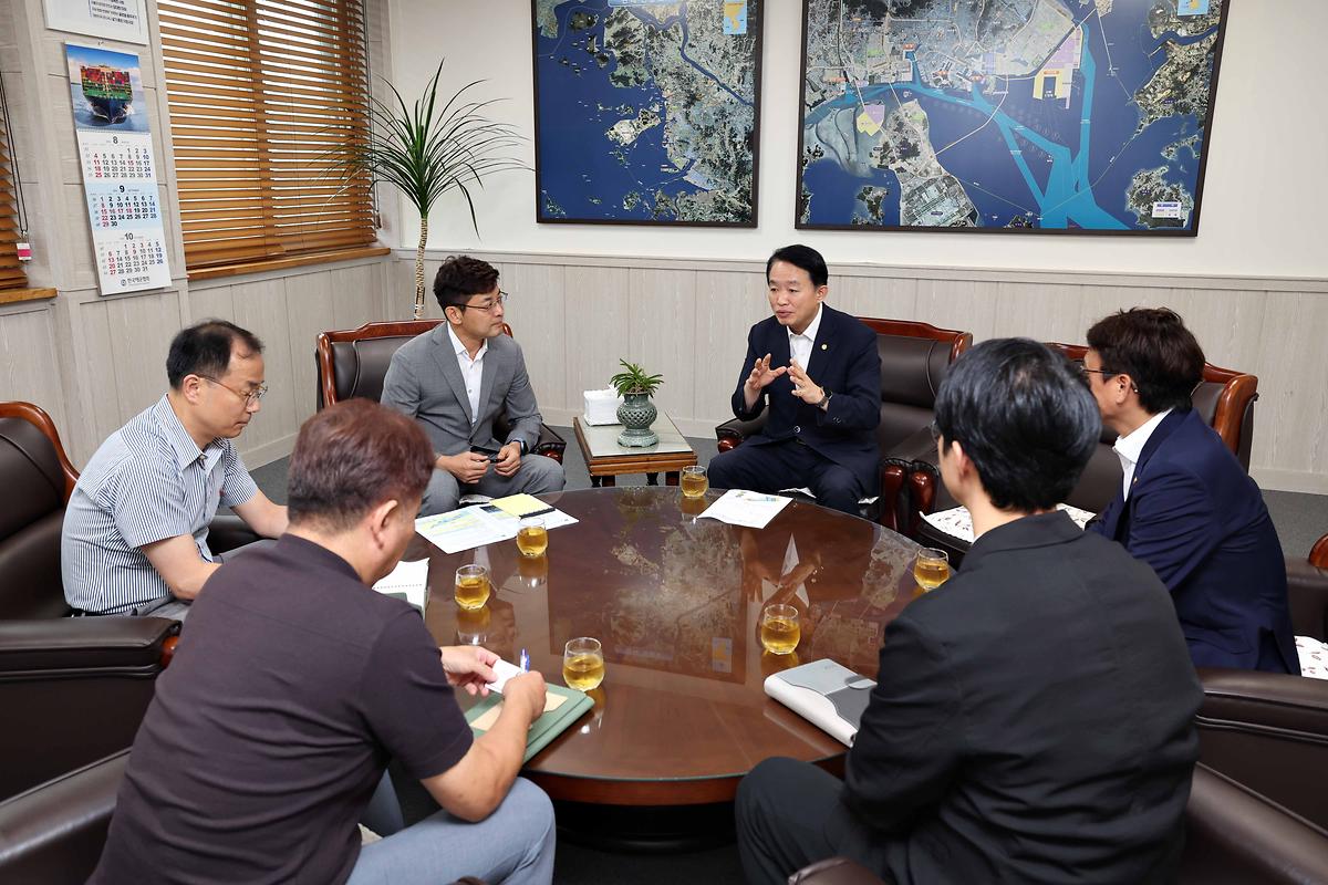 인천지방해양수산청 방문 사진