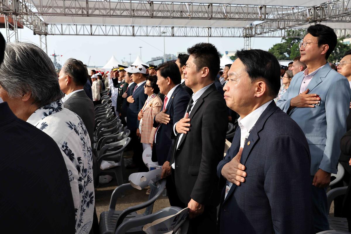 제75주년 인천상륙작전 기념식 사진