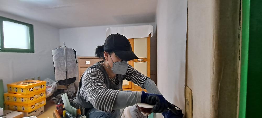 도배봉사활동사진 사진