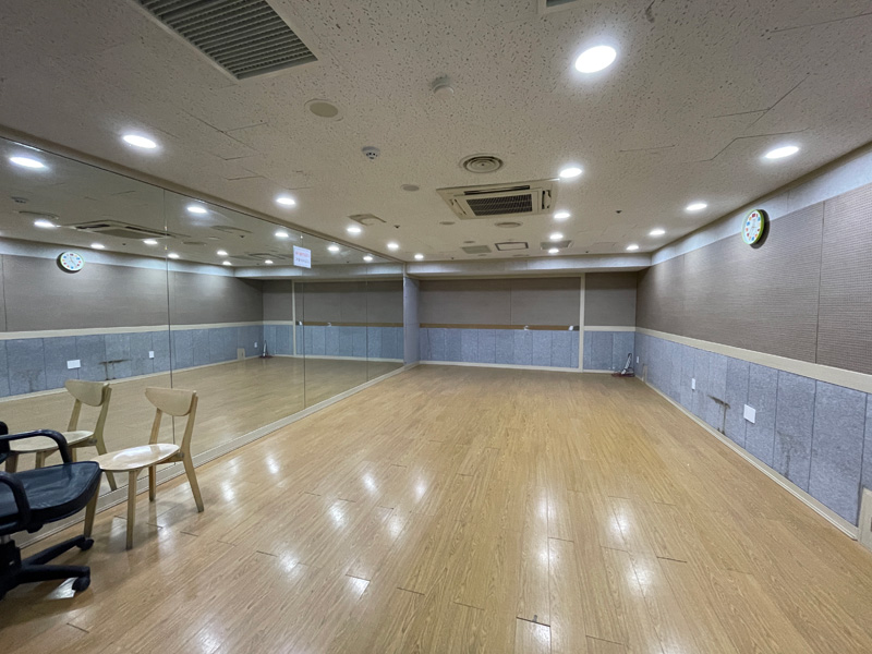송림골 아뜨렛길 지하광장 연습실