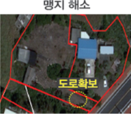 도로확보로 맹지해소